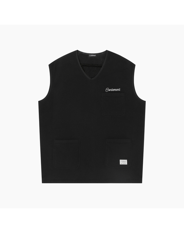 컨티먼트 POCKET FLEECE VEST 착용컷