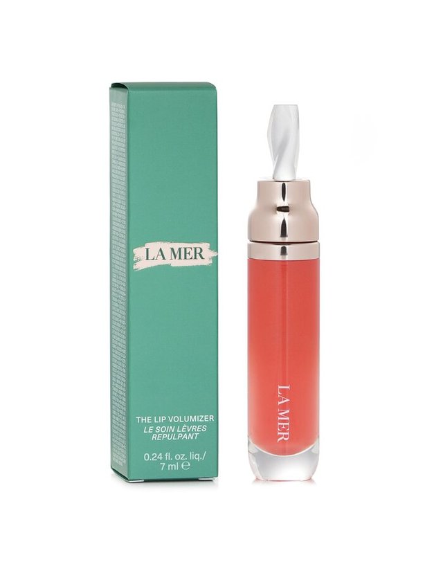 라메르 라 메르 립라이저 #40 시어 코랄 7ml 착용컷