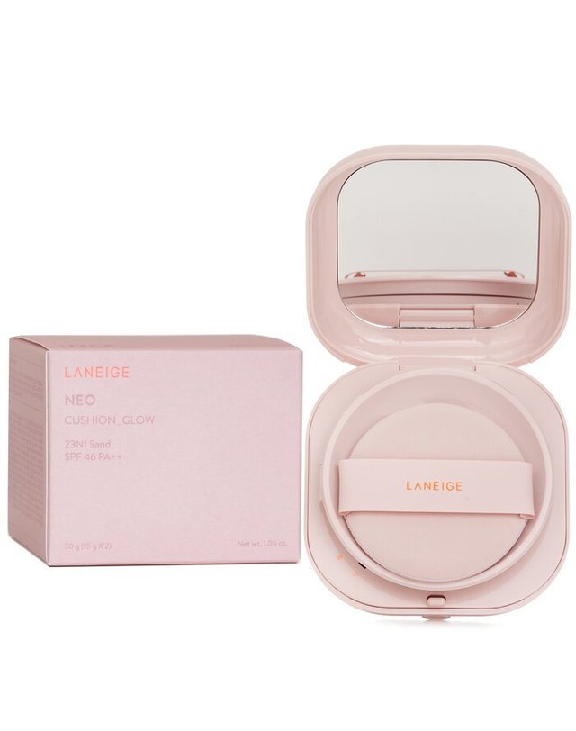 라네즈 라네즈 네오 쿠션 글로우 네오 쿠션 글로우 SF 46 # 21N1 베이지 30g15g x 2 착용컷