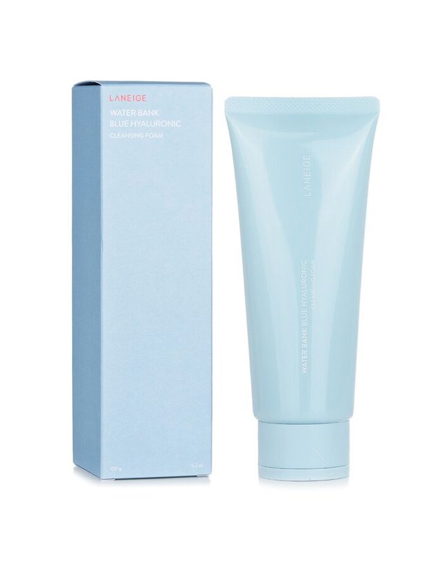 라네즈 라네즈 워터뱅크 워터 뱅크 블루 히알루론산 클렌징 폼 150g 착용컷