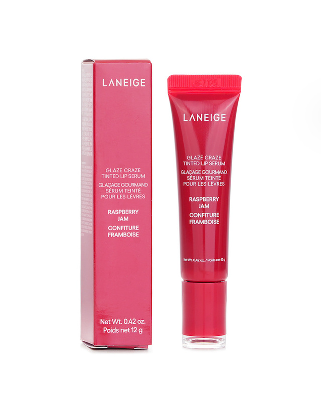 라네즈 라네즈 Glaze Craze Tinted Lip Serum # Raspberry Jam 12g 착용컷