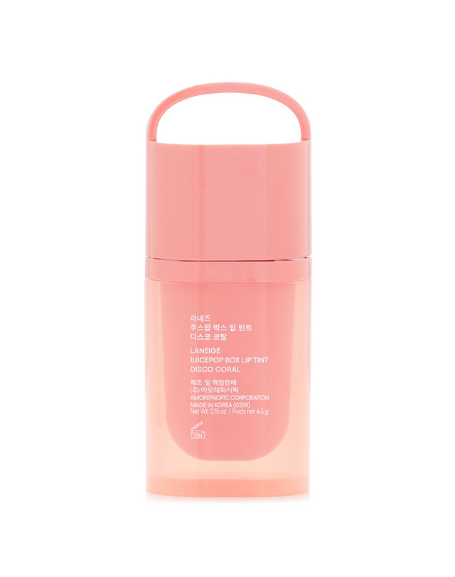 라네즈 라네즈 쥬시팝 박스 립틴트 # Disco Coral 4.5g 착용컷