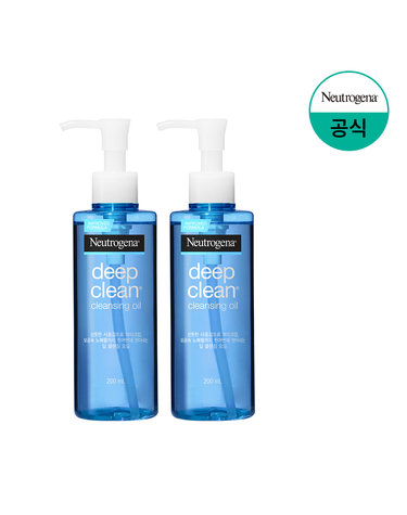 [뉴트로지나] 딥클린 클렌징 오일 200ml x2