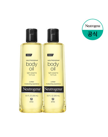 [뉴트로지나] 세서미 바디오일 250ml x2