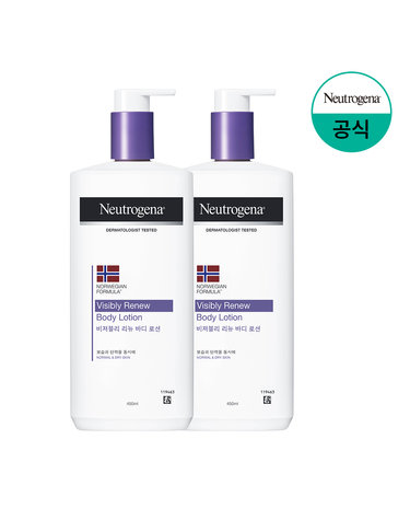 [뉴트로지나] 비져블리 리뉴 바디 로션 450ml x2