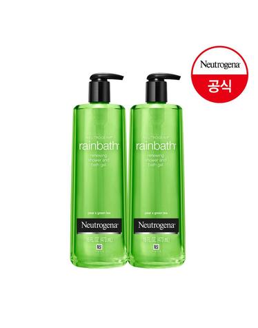 [뉴트로지나] 레인바스 페어 그린티 바디 워시 473ml x2
