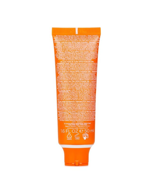 랑카스터 랑카스터 썬 센시티브 선 센시티브 루미너스 탠 오일 프리 밀키 플루이드 50ml 착용컷