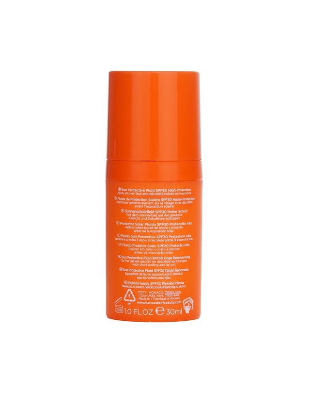 랑카스터 랑카스터 썬 뷰티 선 뷰티 누드 스킨 센세이션 선 프로텍티브 플루이드 S 30 30ml 착용컷