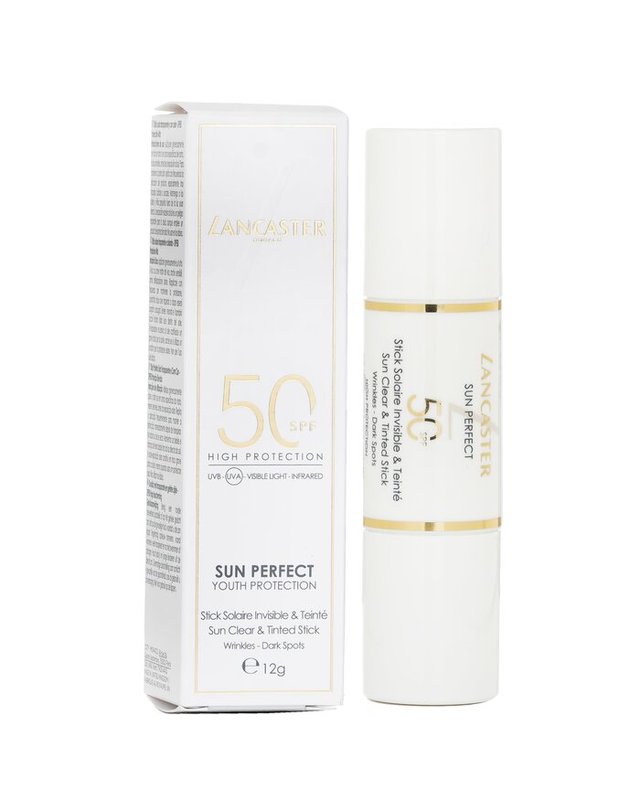 랑카스터 랑카스터 썬 퍼팩트 썬 퍼펙트 청소년 썬 클리어 틴티드 스틱 S50 12g 착용컷
