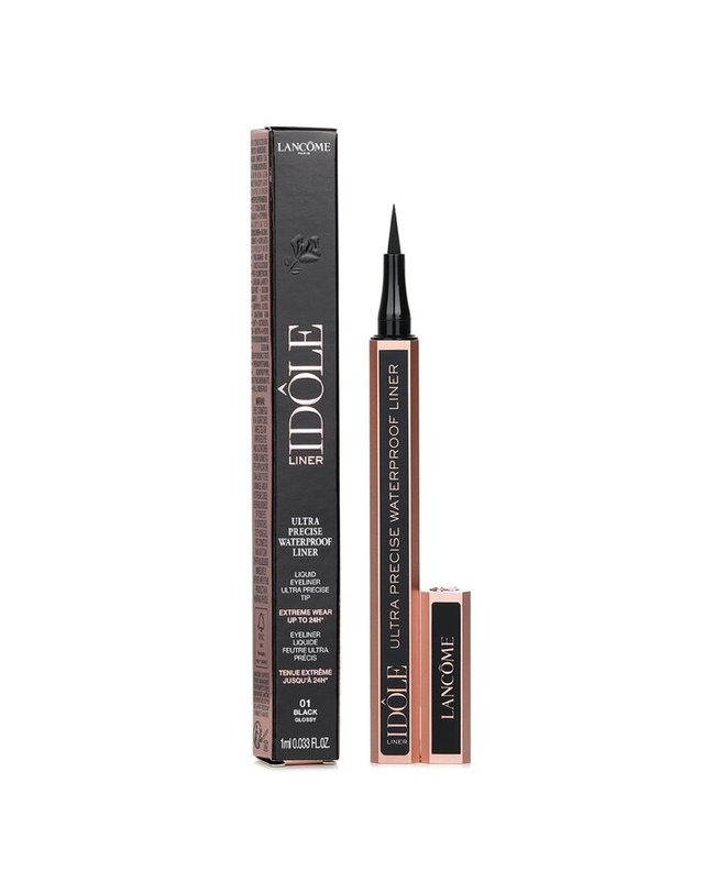 랑콤 랑콤 이돌 이돌 라이너 울트라 프리사이스 워터프루프 라이너 # 01 글로시 블랙 1ml 착용컷