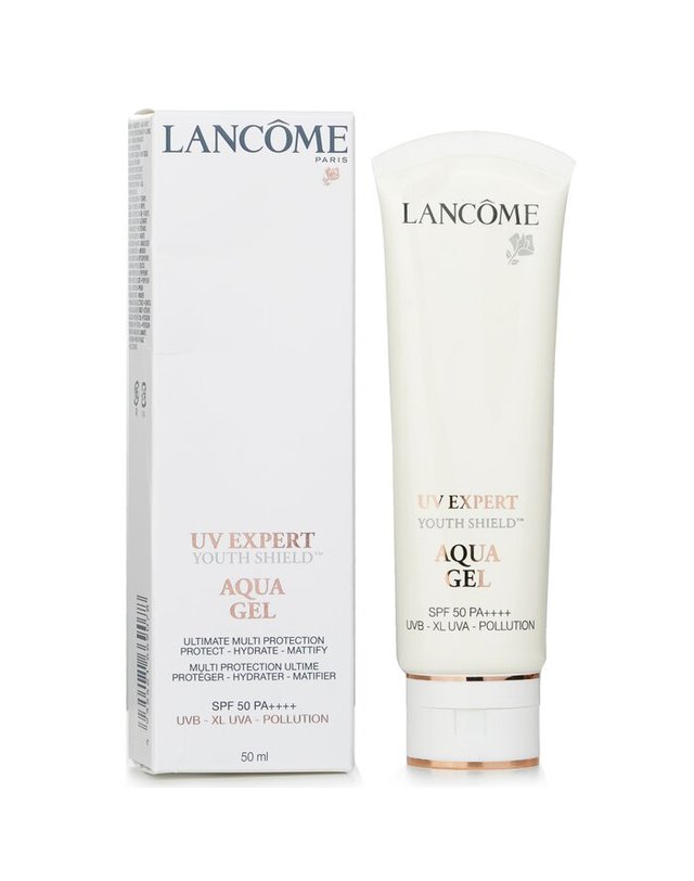 랑콤 랑콤 U-V 엑스퍼트 U-V 엑스퍼트 유스 쉴드 아쿠아 젤 SF 50 아시아 버전 50ml 착용컷
