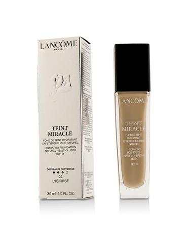 랑콤 뗑 미라클 하이드레이팅 파운데이션 네추럴 헬시 룩 SF 15 No 02 Lys Rose 30ml