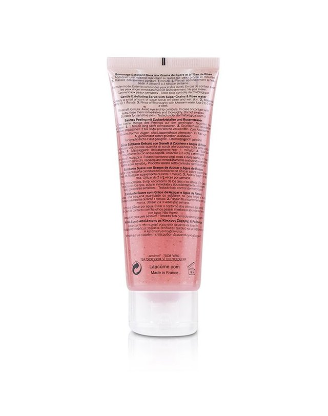 랑콤 랑콤 이드라 젠 로즈 슈가 스크럽 100ml 착용컷