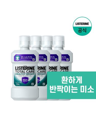 [리스테린] 헬씨브라이트250mlx4
