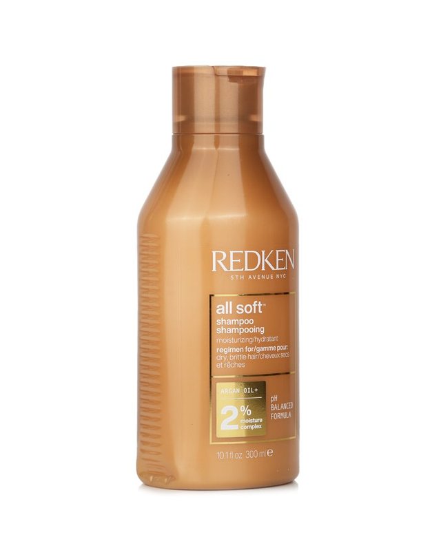 레드켄 레드켄 올 소프트 올 소프트 샴푸 건조한 취성 모발용 300ml 착용컷