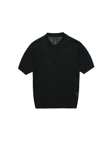 니들즈 폴로 반팔 니트 MR326-Black