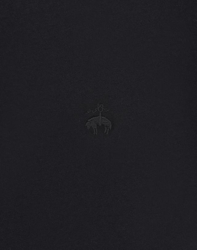 브룩스브라더스 수피마 골든플리스 로고 티셔츠 (블랙) (BBNPMM5193U) 착용컷