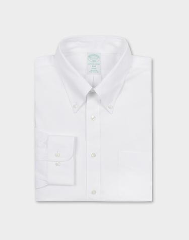 논아이론 폴로버튼다운 드레스셔츠 (화이트) (BBTSMF9843)