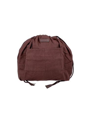 [공식수입정품] 드래곤디퓨전 CDB DARK BROWN 드로스트링 이너백 라지 파우치백