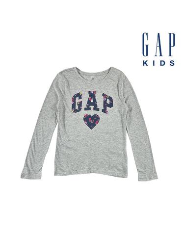 [GAP KIDS] 갭키즈 긴팔 티셔츠(710453-01-1_GY)