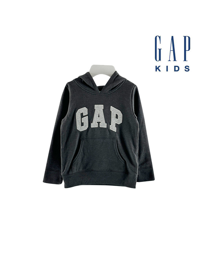 갭키즈 [GAP KIDS] 갭키즈 기모후드티 (756519751_DG) 착용컷