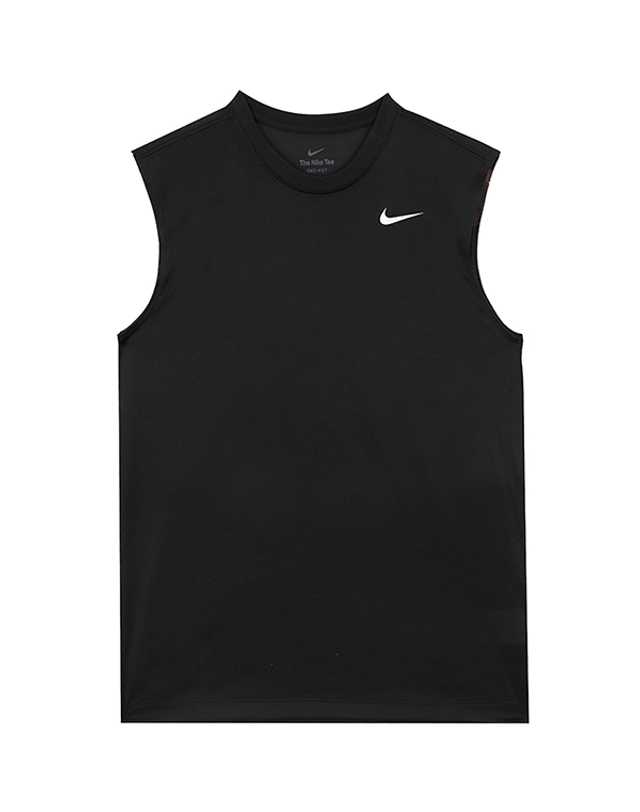 나이키 나이키 민소매 나시티 DRI-FIT 레전드 피트니스 (DX0992-010) 착용컷