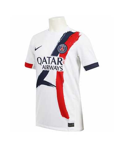 나이키 주니어 파리 생제르맹 PSG 스타디움 어웨이 저지 반팔티 유니폼 2024/25 (FN9126-101)