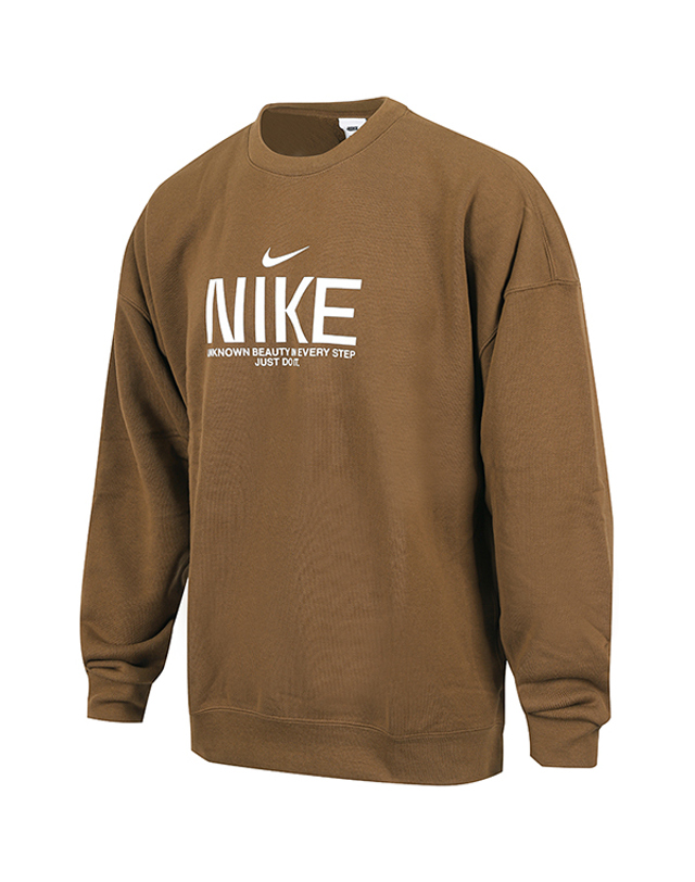 나이키 나이키 맨투맨 NSW 클럽 오버사이즈 크루 (IM9355-235) 착용컷