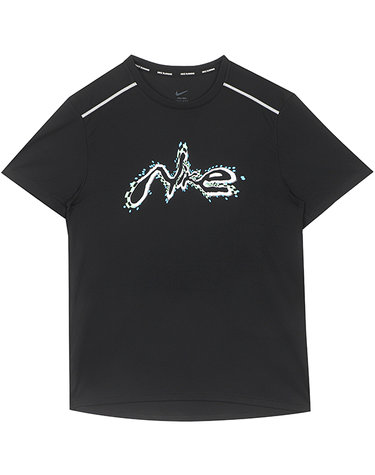 나이키 DRI-FIT 마일러 UV 차단 반팔 러닝 탑 티셔츠 (IM5235-011)