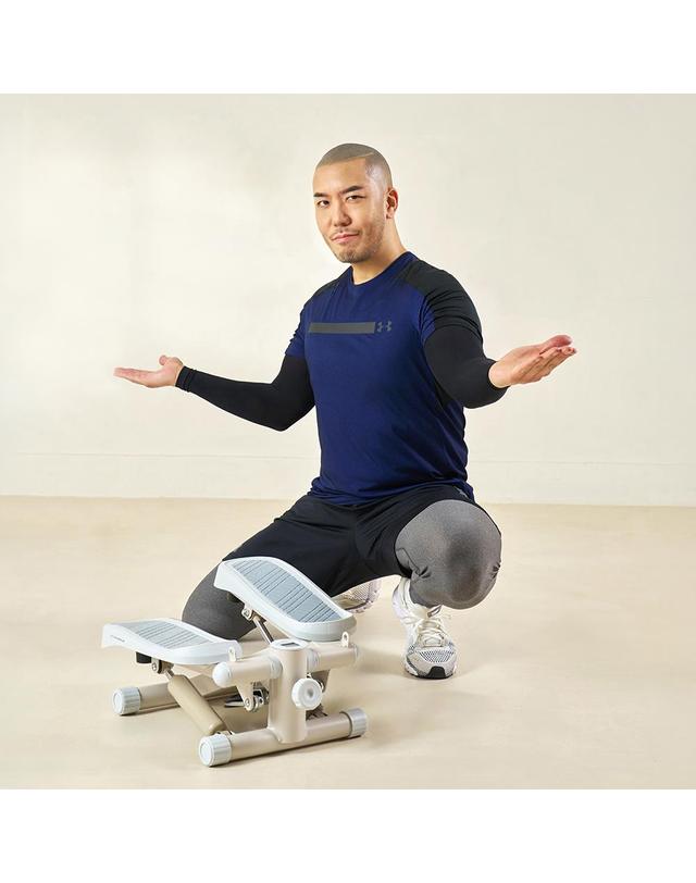 숀리 숀리 업다운 스텝퍼 천국의계단 계단오르기 운동기구 스텝밀 하체 걷기 실내 유산소 홈트 착용컷