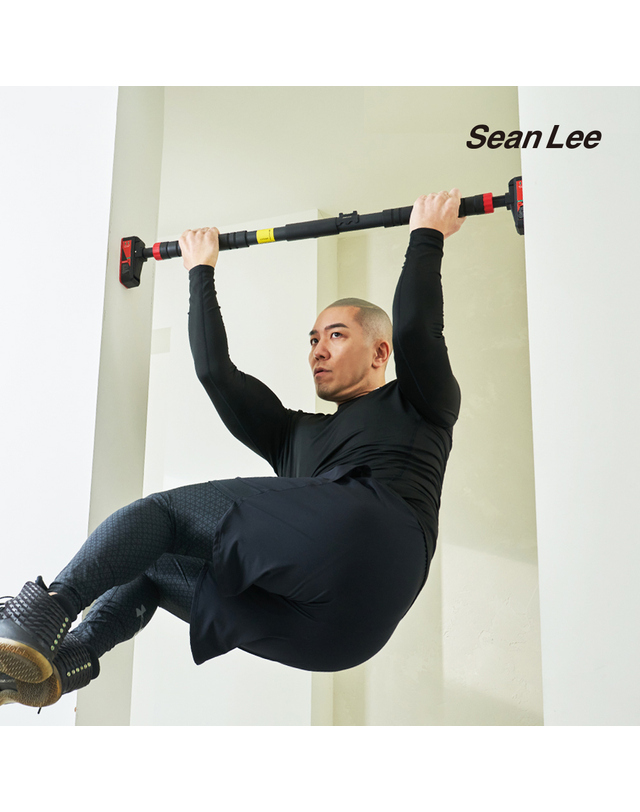 숀리 숀리 문틀 철봉 가정용 턱걸이 운동 기구 실내 풀업바 방문 도어짐 홈트 착용컷