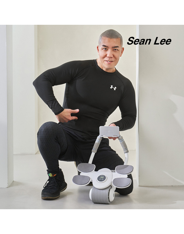 숀리 숀리 AB 슬라이드 플랭크 복근 운동 기구 뱃살 롤아웃 슬라이더 무소음 휠 롤러 착용컷