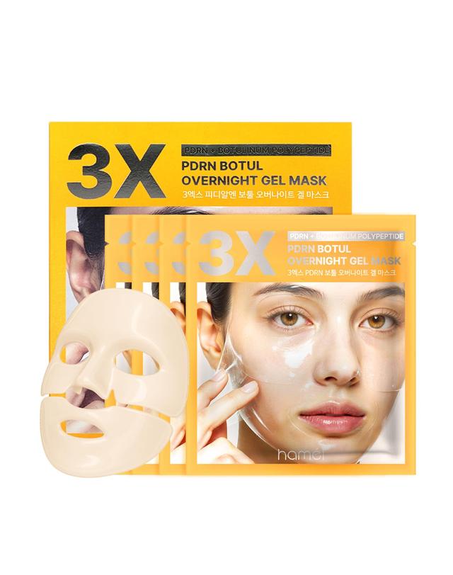 하멜 하멜 3X PDRN 보툴 오버나이트 겔 마스크 34gx4개입 착용컷