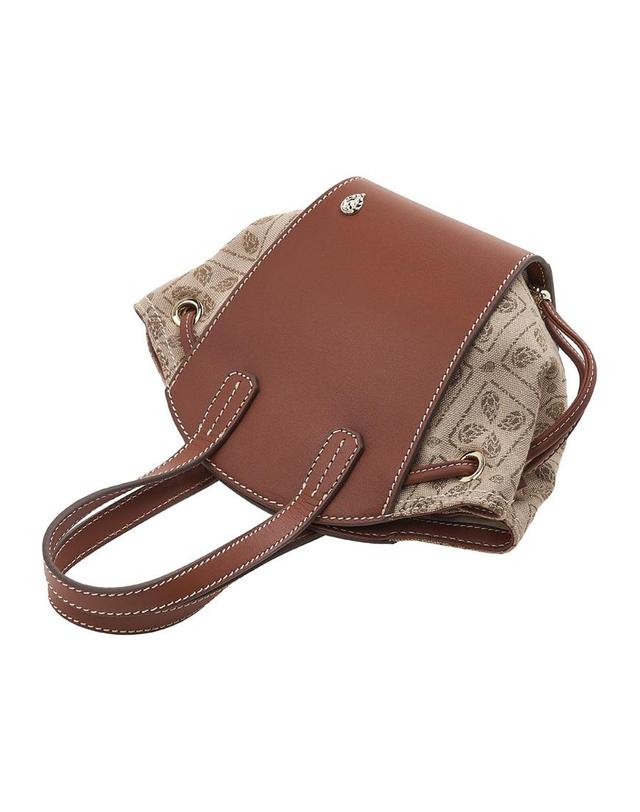 헬렌카민스키 [헬렌 카민스키] FW24 여성 얼루어 토트백 BAG51682 JACQUARD LATTE CUOIO 착용컷