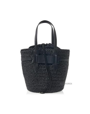 [헬렌 카민스키] SS25 여성 라피아 L 토트백 BAG51958 CHARCOAL BLACK