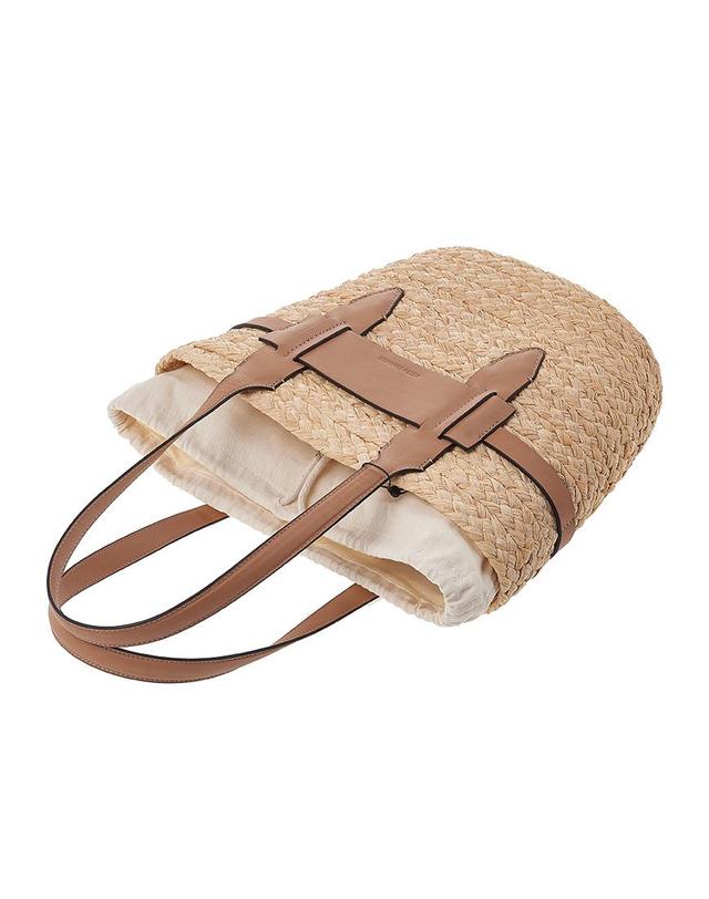 헬렌카민스키 [헬렌 카민스키] SS26 여성 리파리 미디엄 토트백 BAG51959 NATURAL CARAMEL 착용컷