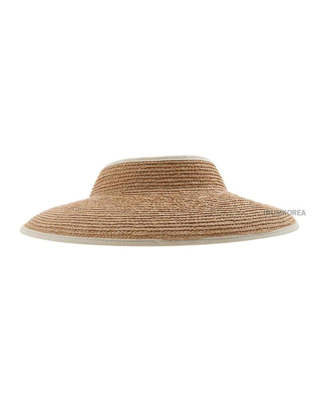 헬렌카민스키 [헬렌 카민스키] SS26 여성 미타 바이저 햇 HAT50220 NATURAL SAND 착용컷