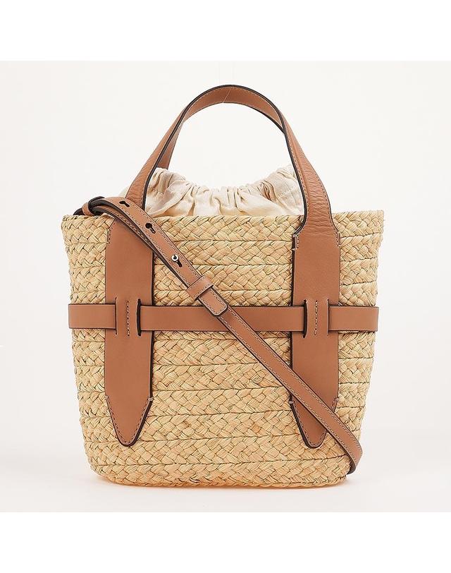 헬렌카민스키 [헬렌 카민스키] SS26 여성 리파리 S 토트백 BAG52276 NATURAL CARAMEL 착용컷