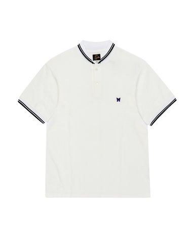 니들스 QV354 A-Off White 숄 칼라 폴로 남성 반팔티