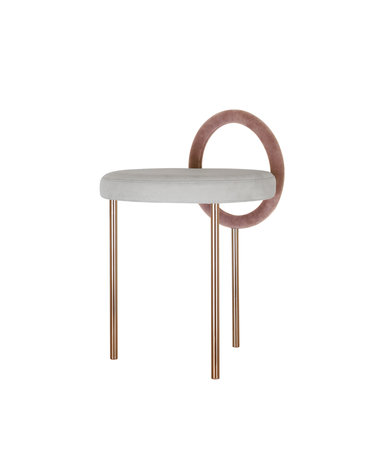 [JURAN] HOOP STOOL_ pink