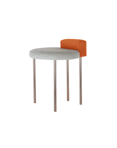 [JURAN] BOX STOOL_ coral