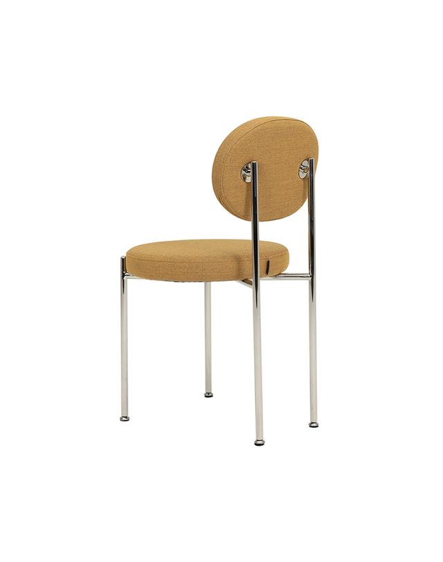 주란 [JURAN] FIORD CHAIR_ mustard 머스타드 착용컷