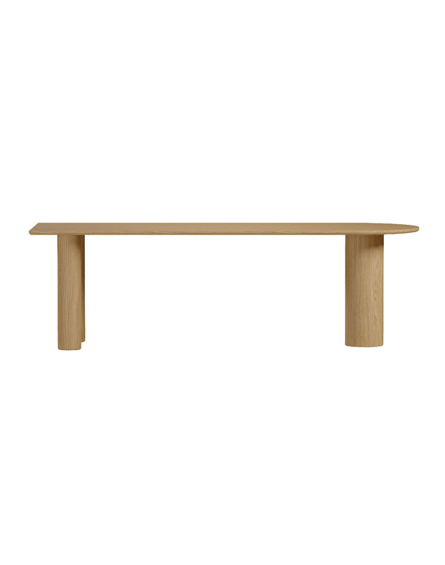 주란 [JURAN] MILA TABLE_ Oak (2400 x 900) 착용컷
