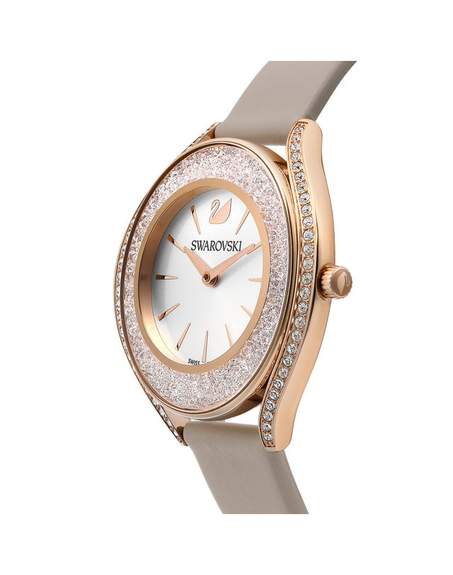 스와로브스키 [스와로브스키 SWAROVSKI] 5519450 여성 가죽시계 착용컷
