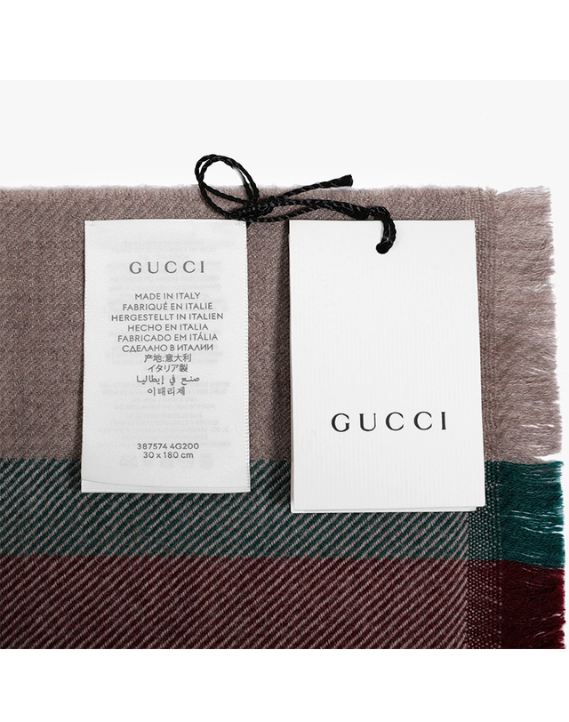 구찌 [구찌 GUCCI] 387574 4G200 9573 공용 머플러 착용컷