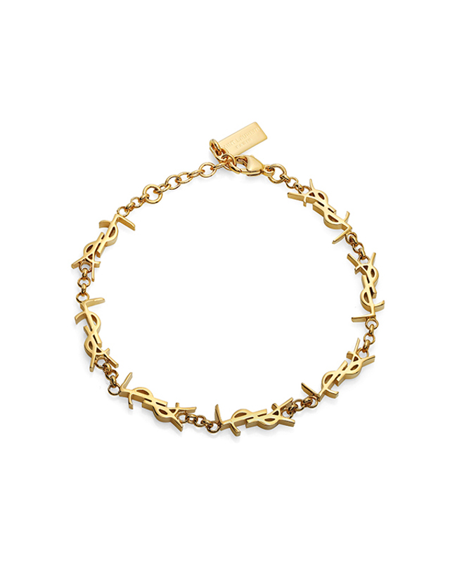 생로랑 [생로랑 SAINT LAURENT] 757664 Y1500 8030 여성 팔찌 착용컷