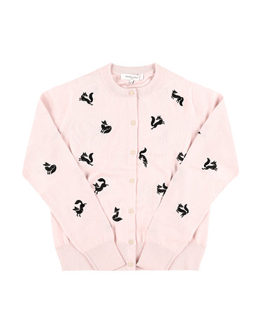 [메종키츠네 MAISONKITSUNE] NW00504KF0001 P705 여성 가디건