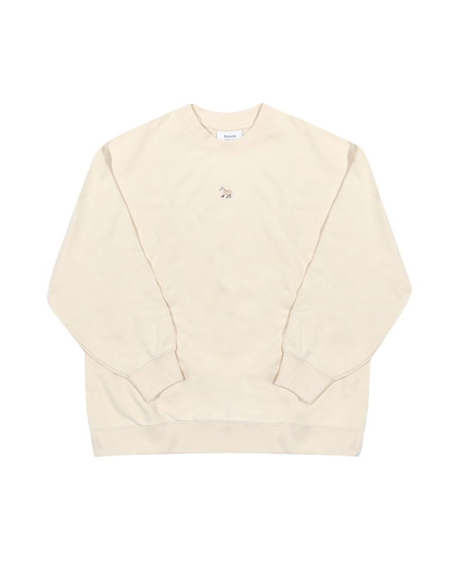 메종 키츠네 [메종키츠네 MAISONKITSUNE] OW00301KM0325 0134 여성 맨투맨 착용컷