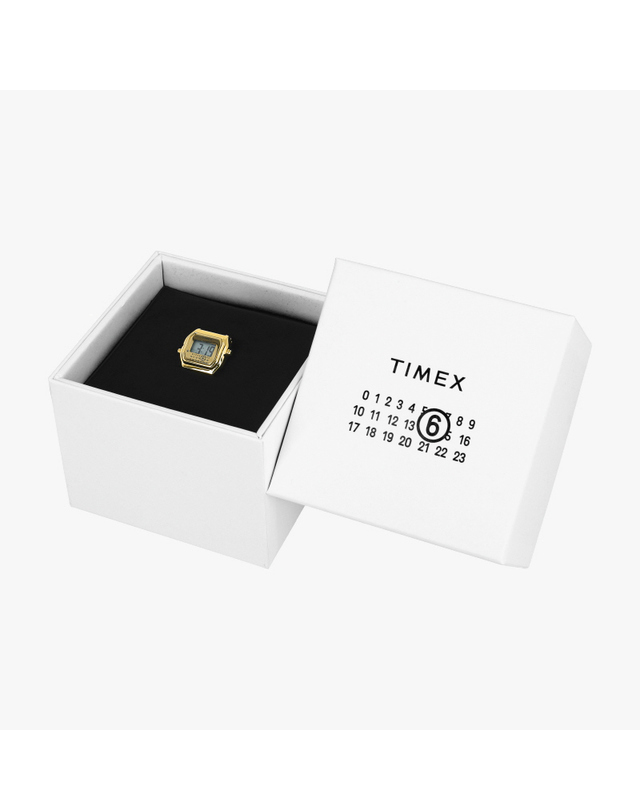 메종 마르지엘라 [메종마르지엘라 MAISON MARGIELA] TW2Y50200QY 공용 메탈시계 반지 착용컷