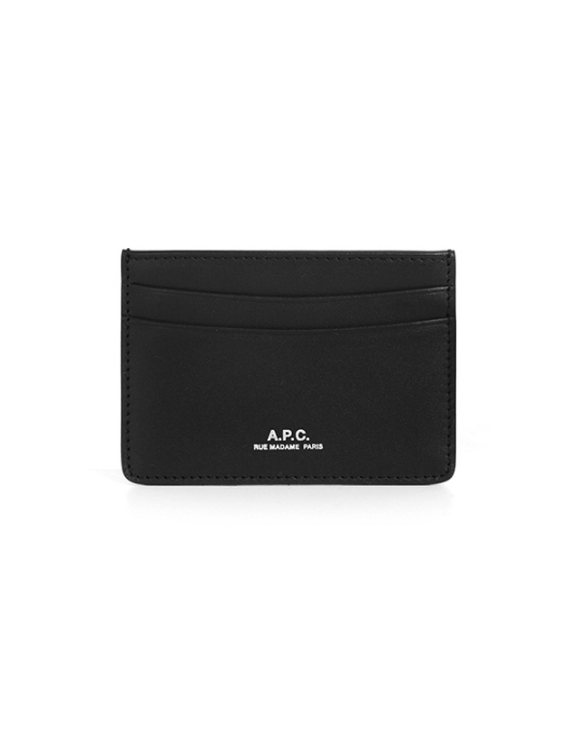 아페세 [아페쎄 APC] PXAWV H63028 LZZ BLACK 공용 카드홀더 착용컷